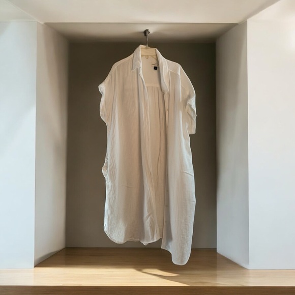 Universal Thread | Swim | Universal Thread White Swim Coverup With Long ...